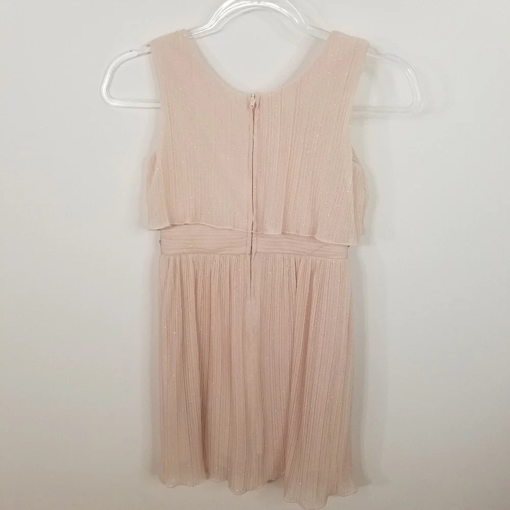 BCX Girl blush pink embelished dress size 8